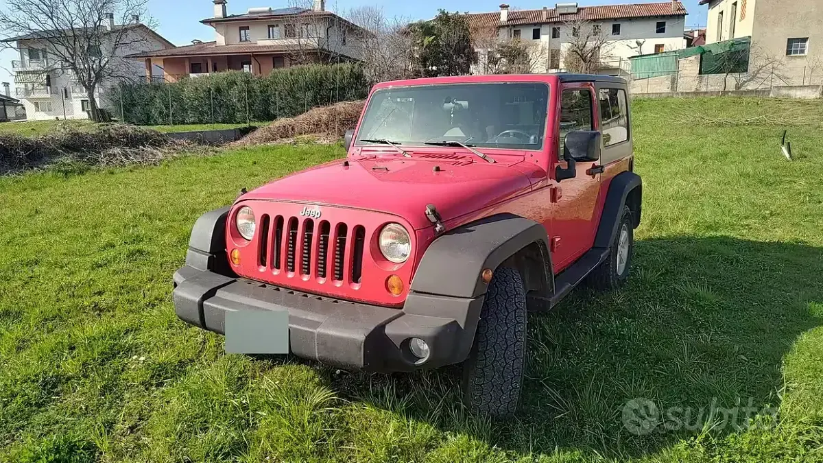 Usata Jeep Wrangler 177 CV (130 kW) 2007 Rosso SUV