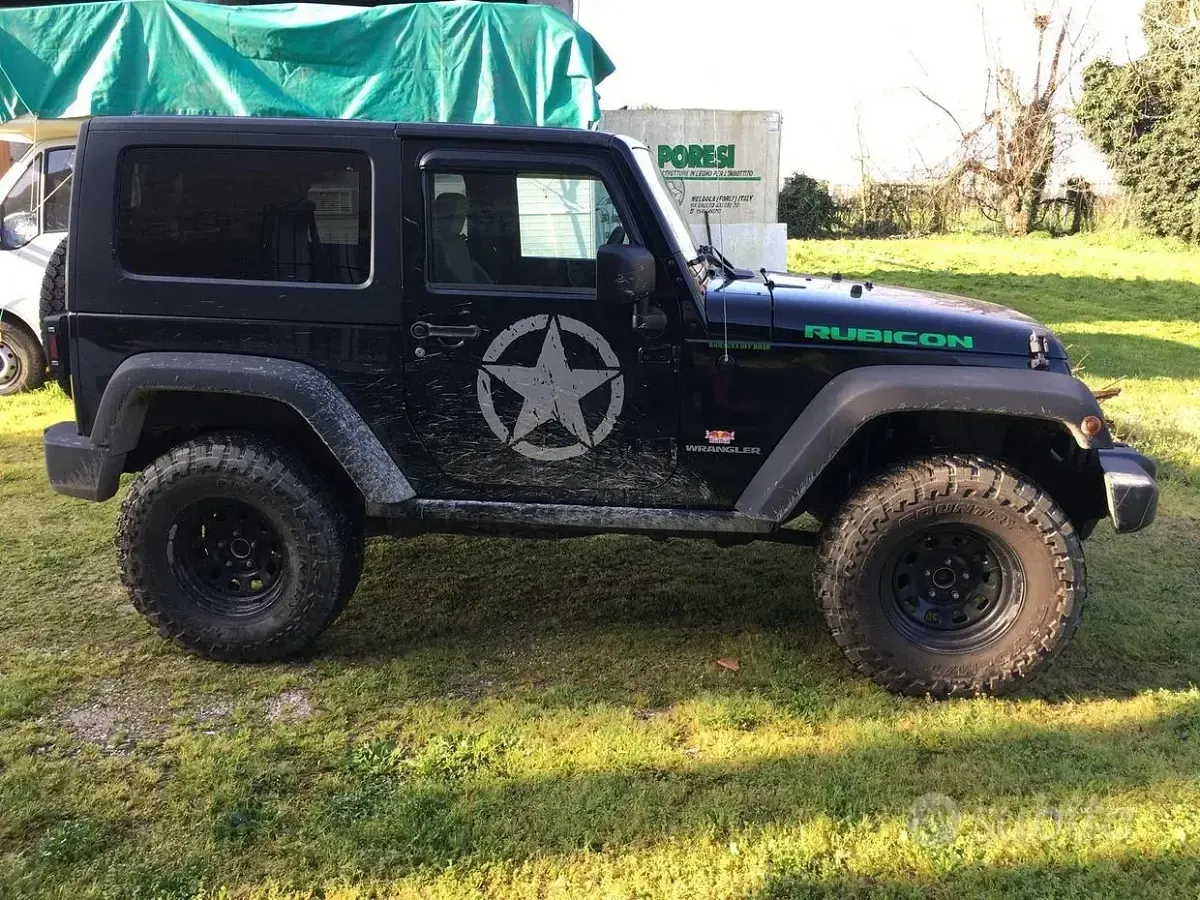 Usata Jeep Wrangler Rubicon 177 CV (130 kW) 2008 Nero SUV