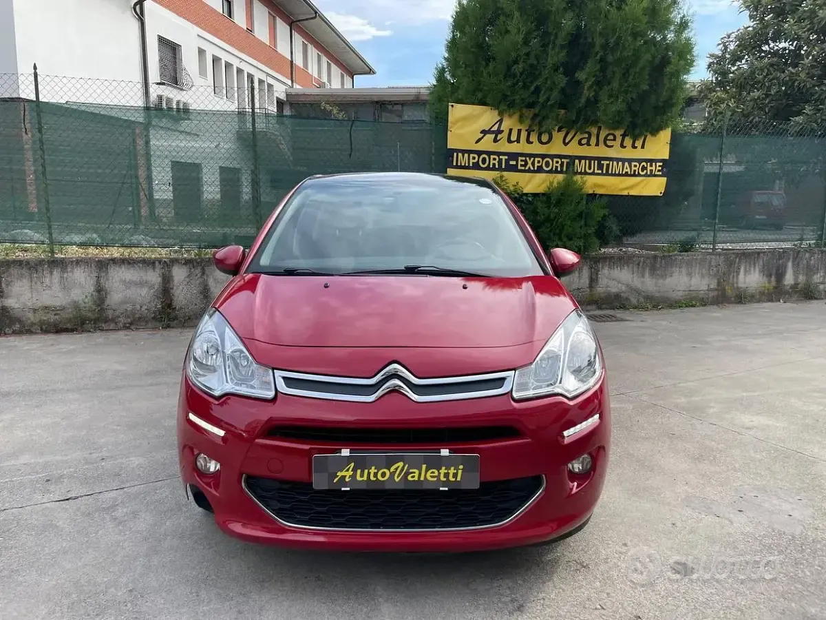 Usata Citroën C3 Exclusive 68 CV (50 kW) 2014 Rosso Utilitaria