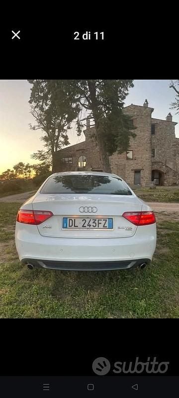 Usata Audi A5 S-Line 2007 Bianco Coupé