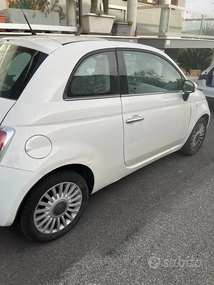 Usata Fiat 500 85 CV (62 kW) 2009 Bianco Cabrio