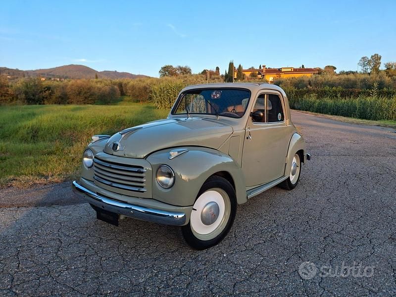 Usata Fiat Topolino 12 kW (17 CV) 1950 Verde Utilitaria