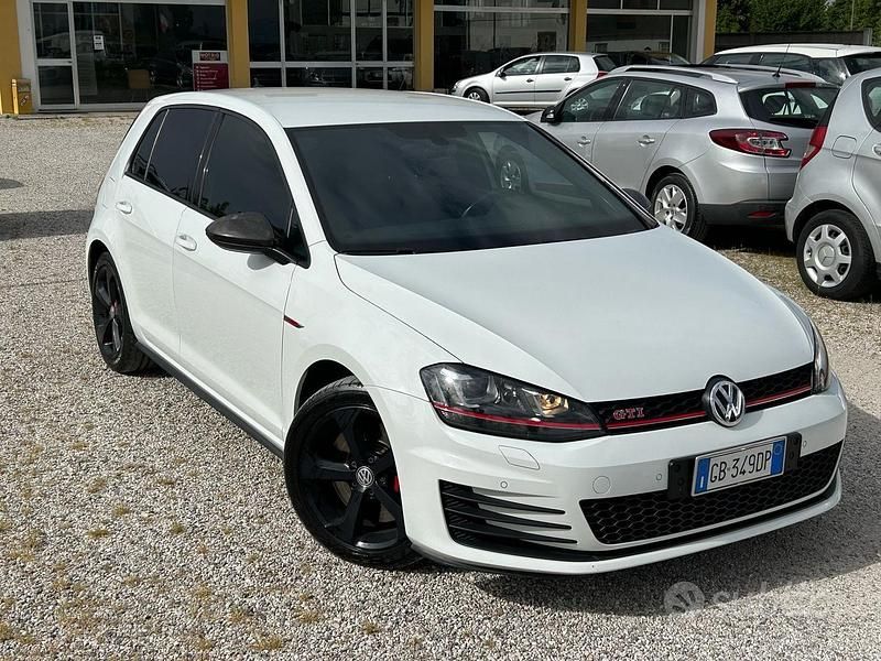 Usata VW Golf VII GTI 230 CV (169 kW) 2016 Bianco Berlina