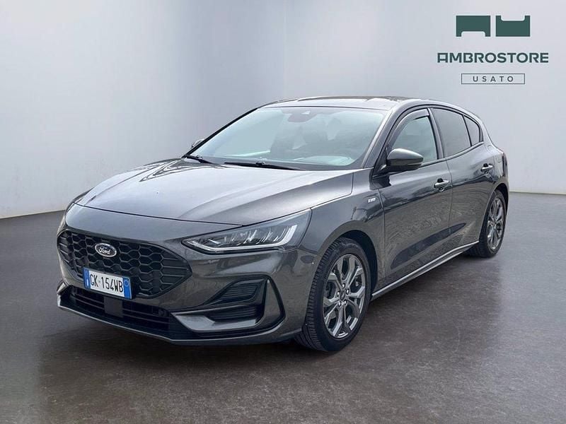 Usata Ford Focus ST-Line 125 CV (91 kW) 2022 Magnetic grey Berlina