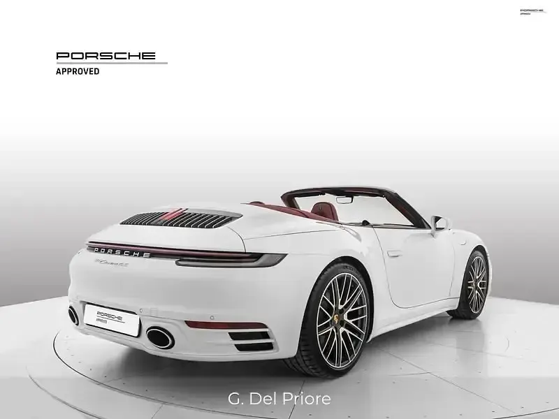 Usata Porsche 911 Carrera 4S Cabriolet 450 CV (330 kW) 2023 Bianco Cabrio