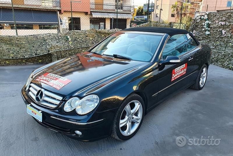 Usado Mercedes CLK240 Avantgarde 170 CV (125 kW) 2003 Blanco Descapotable