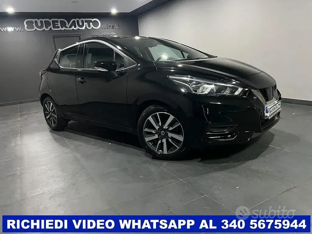 Usata Nissan Micra Acenta 90 CV (66 kW) 2019 Nero Utilitaria