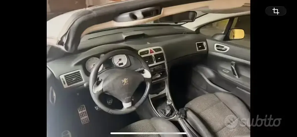 Usata Peugeot 307 CC 109 CV (80 kW) 2004 Grigio Cabrio