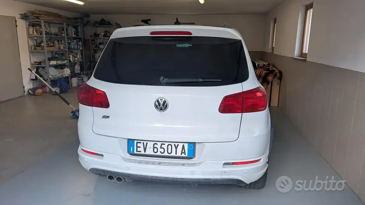 Usata VW Tiguan R-line 177 CV (130 kW) 2014 Bianco SUV