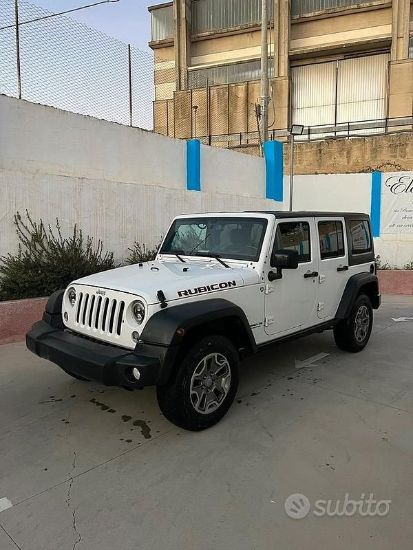 Usata Jeep Wrangler Rubicon 2014 Bianco SUV