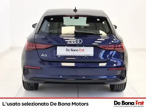 Usata Audi A3 Sportback Advanced 116 CV (85 kW) 2022 Azzurro Utilitaria