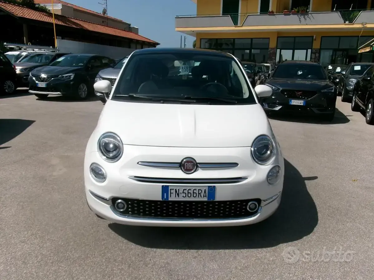 Usata Fiat 500 Lounge 69 CV (50 kW) 2018 Bianco Berlina