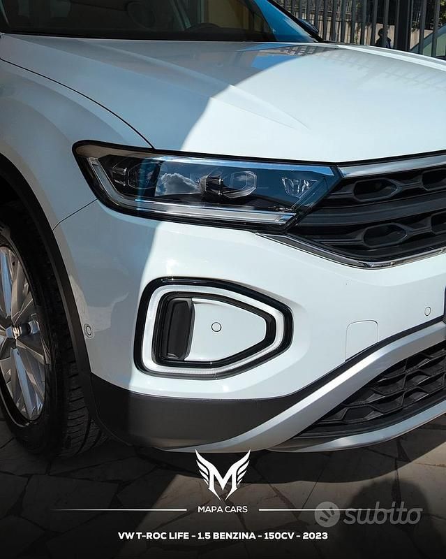 Usata VW T-Roc Life 150 CV (110 kW) 2023 Bianco SUV