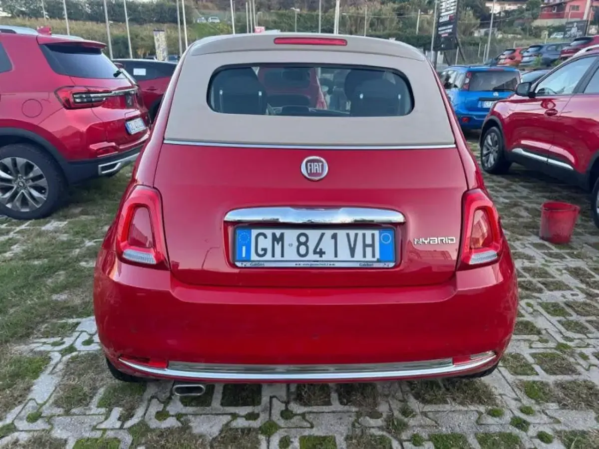 Usata Fiat 500C Dolcevita 70 CV (51 kW) 2023 Rosso Cabrio