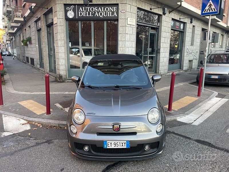 Usata Abarth 500C 135 CV (99 kW) 2015 Grigio Cabrio