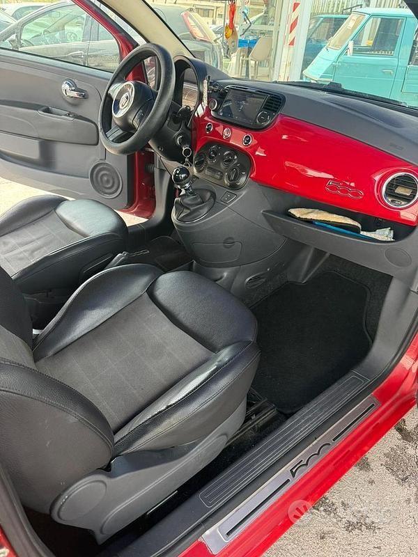 Usata Fiat 500 2008 Rosso Utilitaria