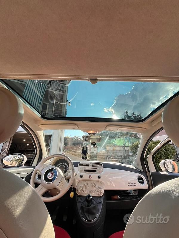 Usata Fiat 500 95 CV (69 kW) 2011 Bianco Utilitaria