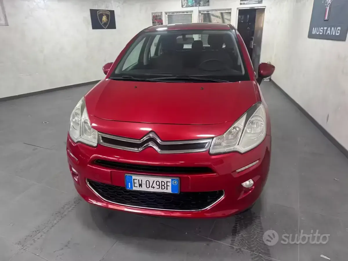 Usata Citroën C3 Exclusive 68 CV (50 kW) 2014 Rosso Berlina