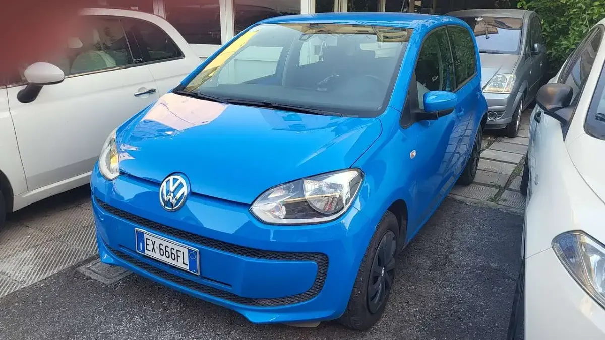 Usata VW up! Move 60 CV (44 kW) 2014 Blu/azzurro Utilitaria