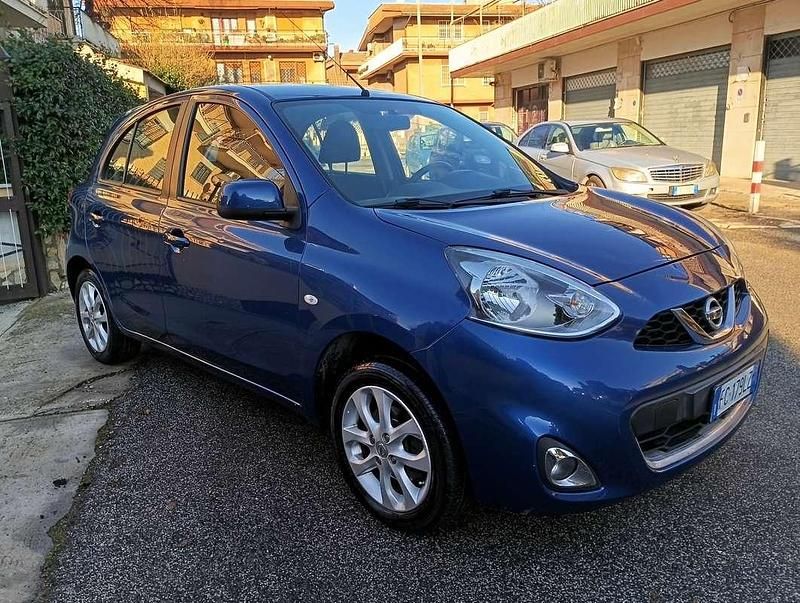 Blu/azzurro Usata 2016 Nissan Micra Acenta Tre volumi | 6300 € (Ottimo prezzo) - Immagine 1/4