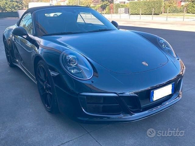 Usata Porsche 911 Carrera 4 Cabriolet 450 CV (330 kW) 2019 Nero Cabrio
