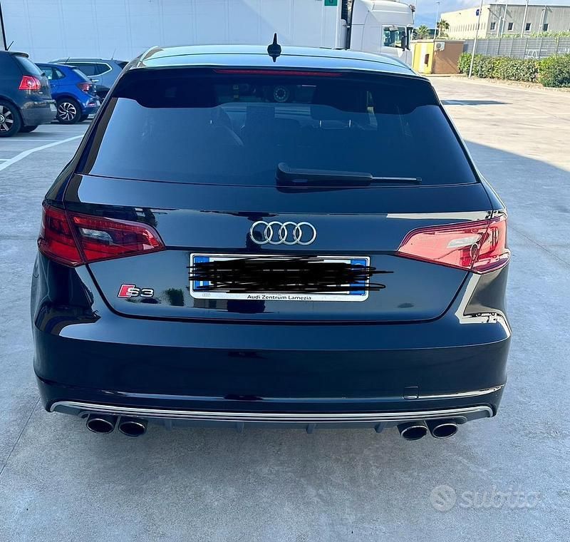Usata Audi S3 Comfort 300 CV (220 kW) 2016 Nero Berlina