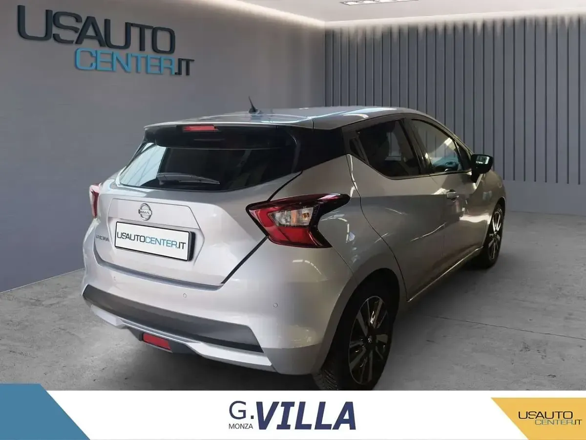 Usata Nissan Micra N-Connecta 90 CV (66 kW) 2019 Argento Utilitaria
