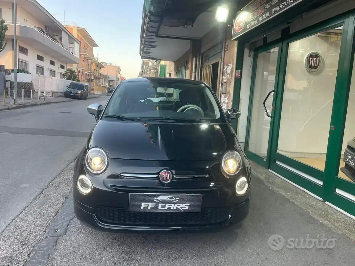 Usata Fiat 500 69 CV (50 kW) 2018 Nero Berlina