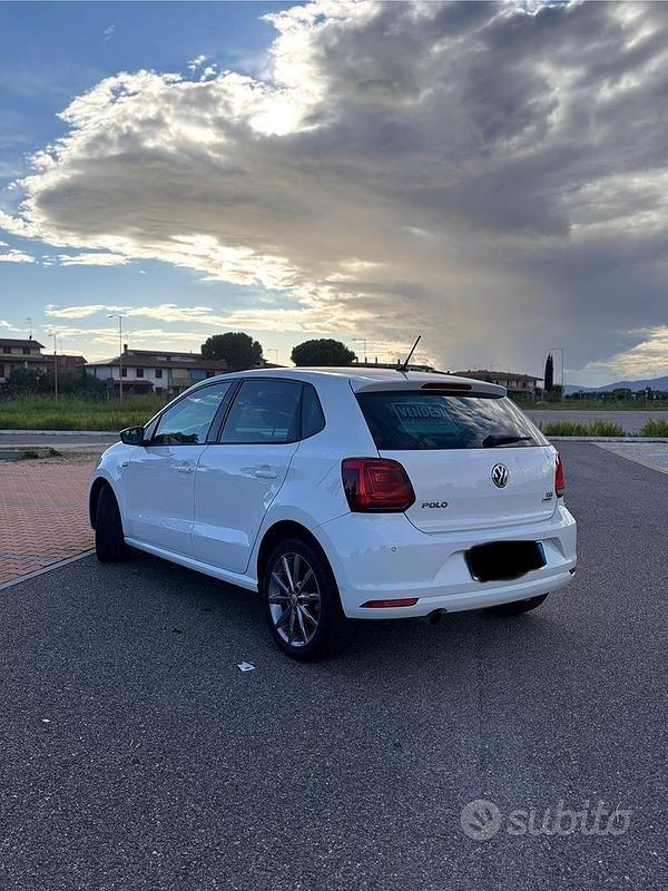 Usata VW Polo 90 CV (66 kW) 2015 Bianco Utilitaria