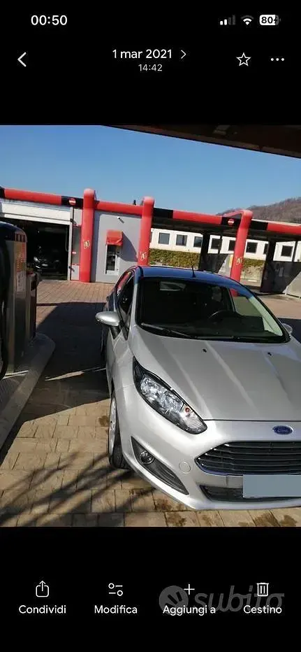 Usado Ford Fiesta 2013 Cinzento Citadino