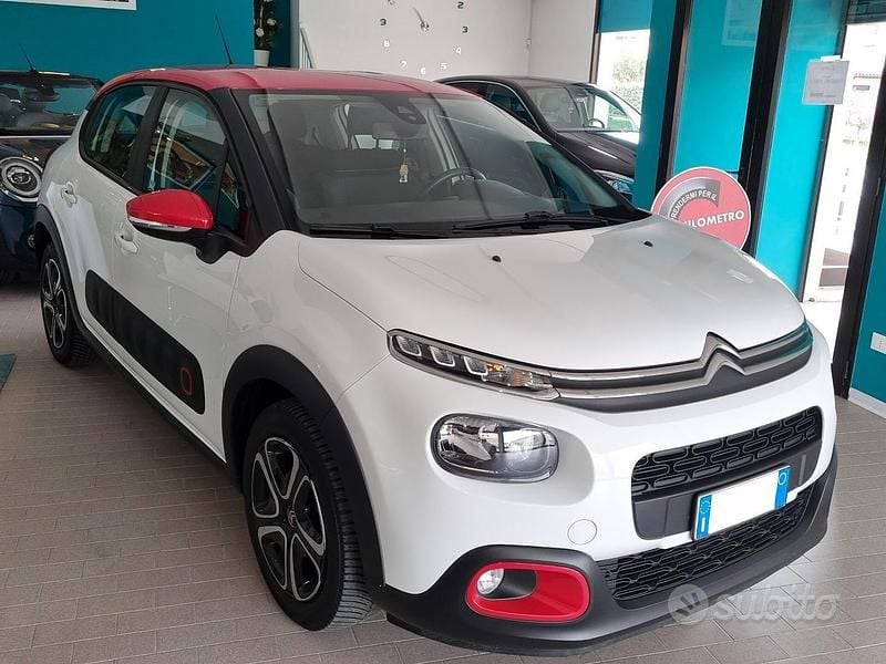 Usata Citroën C3 Feel 82 CV (60 kW) 2018 Bianco Utilitaria