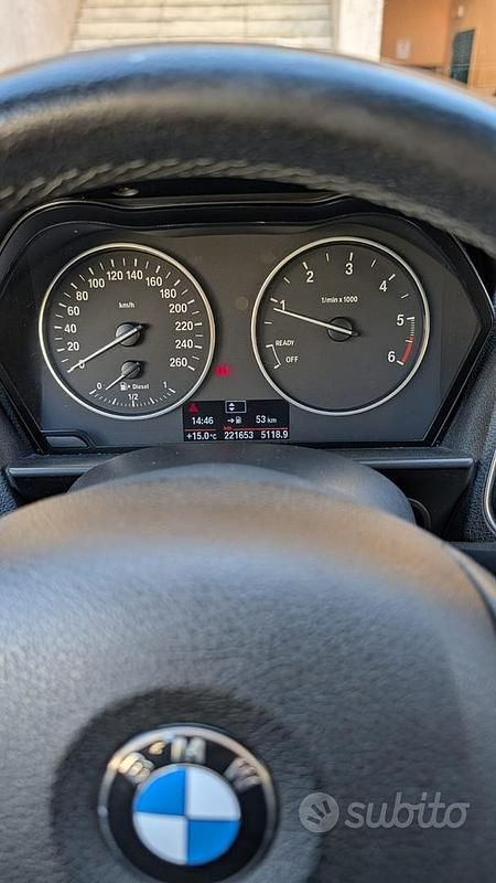 Usata BMW 114 2014 Nero Utilitaria