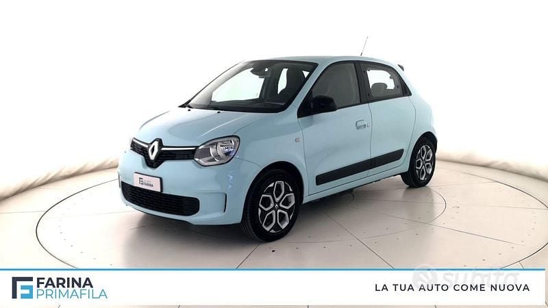 Usata Renault Twingo Equilibre 60 kW (82 CV) 2022 Celeste Utilitaria