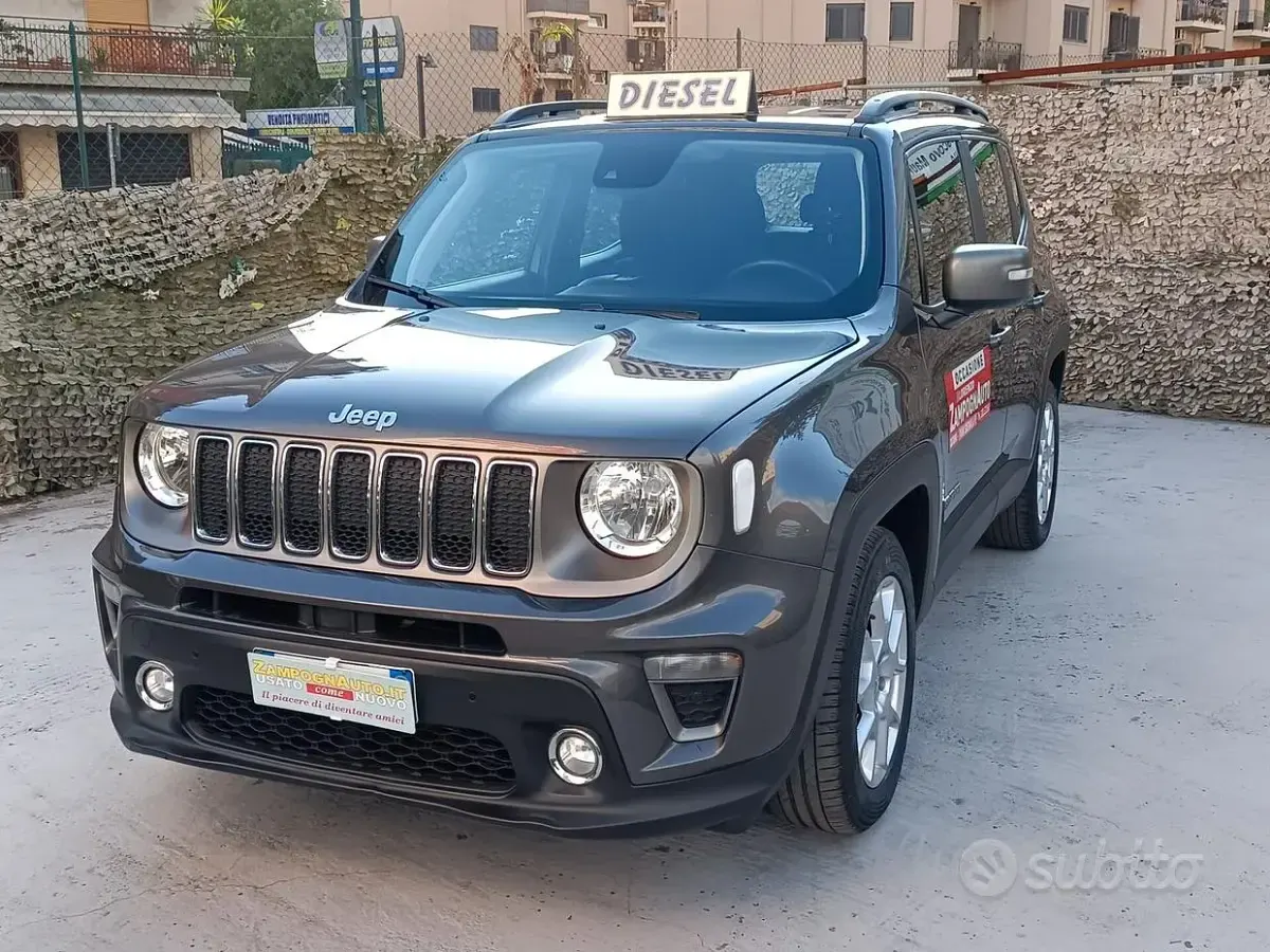 Usata Jeep Renegade Longitude 130 CV (95 kW) 2022 Grigio SUV