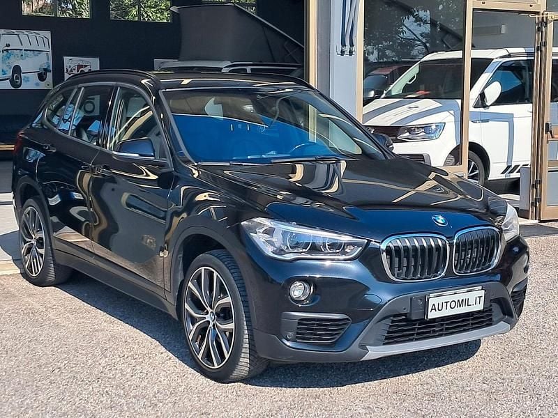 Usata BMW X1 150 CV (110 kW) 2017 Nero SUV