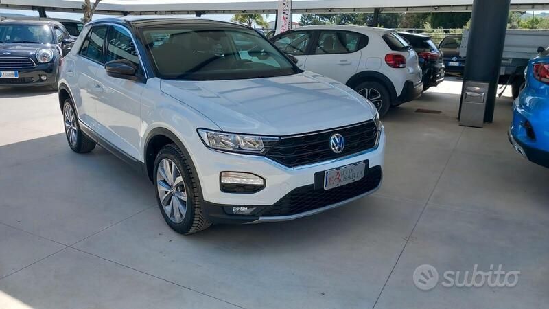 Bianco Usata 2019 VW T-Roc Style SUV | 20.600 € (Buon prezzo) - Immagine 1/4