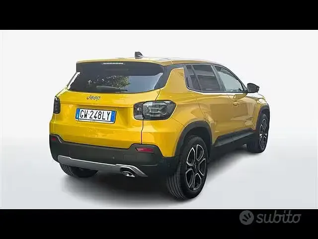 Usata Jeep Avenger Summit 110 CV (80 kW) 2024 Giallo SUV