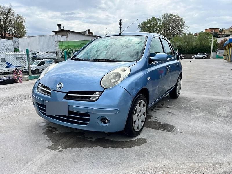 Usata Nissan Micra Acenta 80 CV (58 kW) 2007 Blu/azzurro Berlina