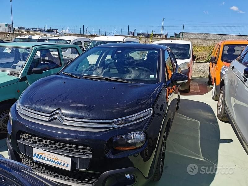 Nero Usata 2018 Citroën C3 PureTech Berlina | 6800 € (Super prezzo) - Immagine 1/4