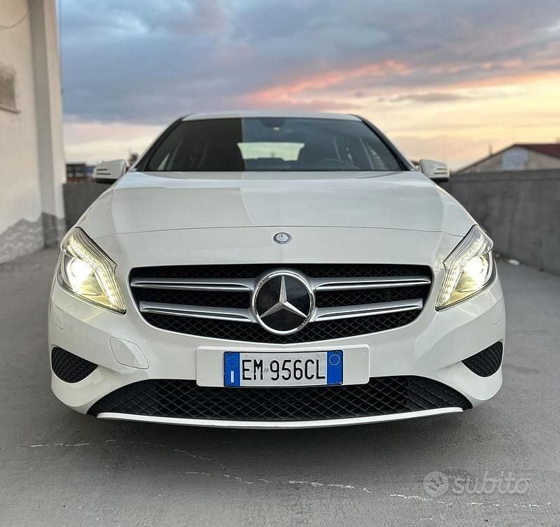 Usata Mercedes A200 136 CV (100 kW) 2013 Bianco Berlina