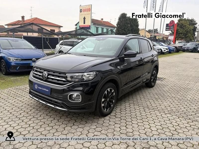 Deep black perlato Usata 2023 VW T-Cross Sportline SUV | 16.900 € (Buon prezzo) - Immagine 1/4