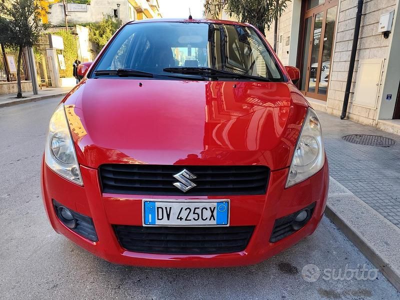 Usata Suzuki Splash 65 CV (47 kW) 2008 Rosso Utilitaria