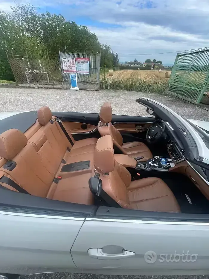 Usata BMW 420 184 CV (135 kW) 2014 Bianco Cabrio