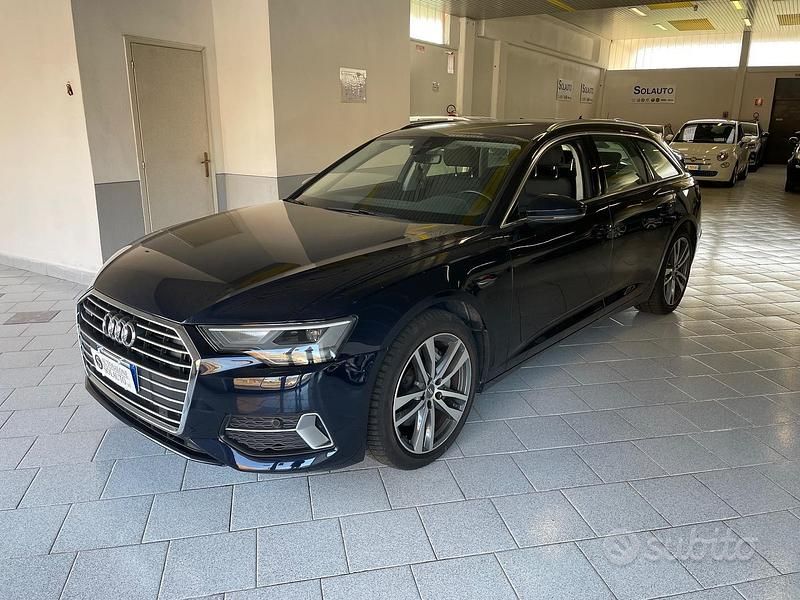 Usata Audi A6 Sport 204 CV (150 kW) 2019 Blu/azzurro Station wagon