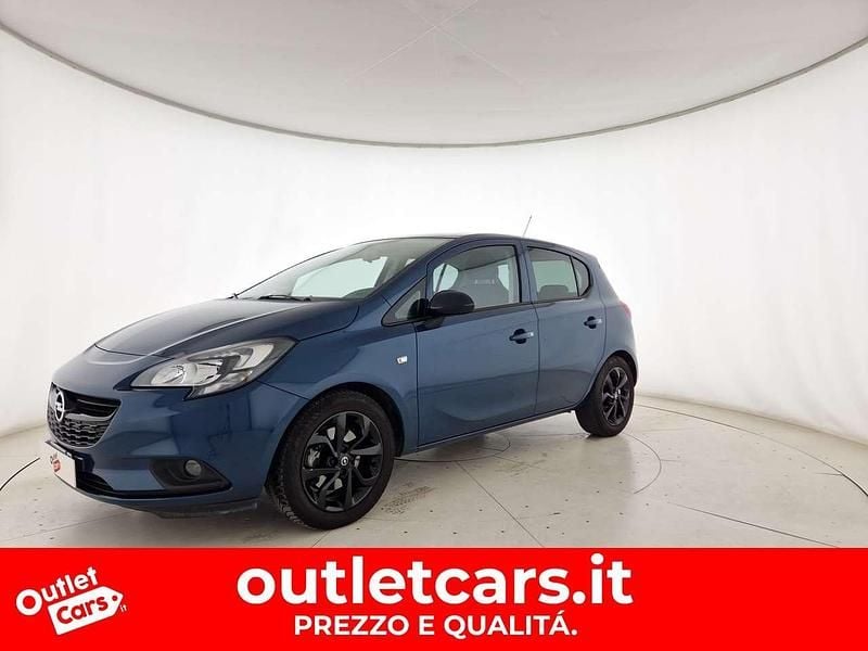 Usata Opel Corsa S 116 CV (85 kW) 2017 Blu tetto nero Utilitaria
