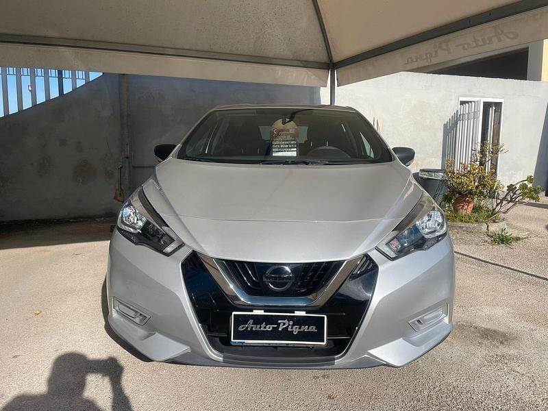 Usata Nissan Micra Visia 71 CV (52 kW) 2017 Argento Utilitaria