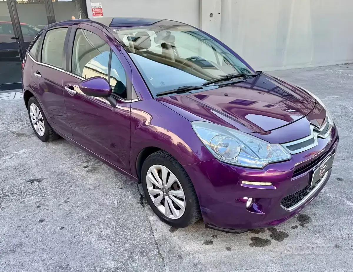 Usata Citroën C3 Exclusive 82 CV (60 kW) 2015 Viola Berlina