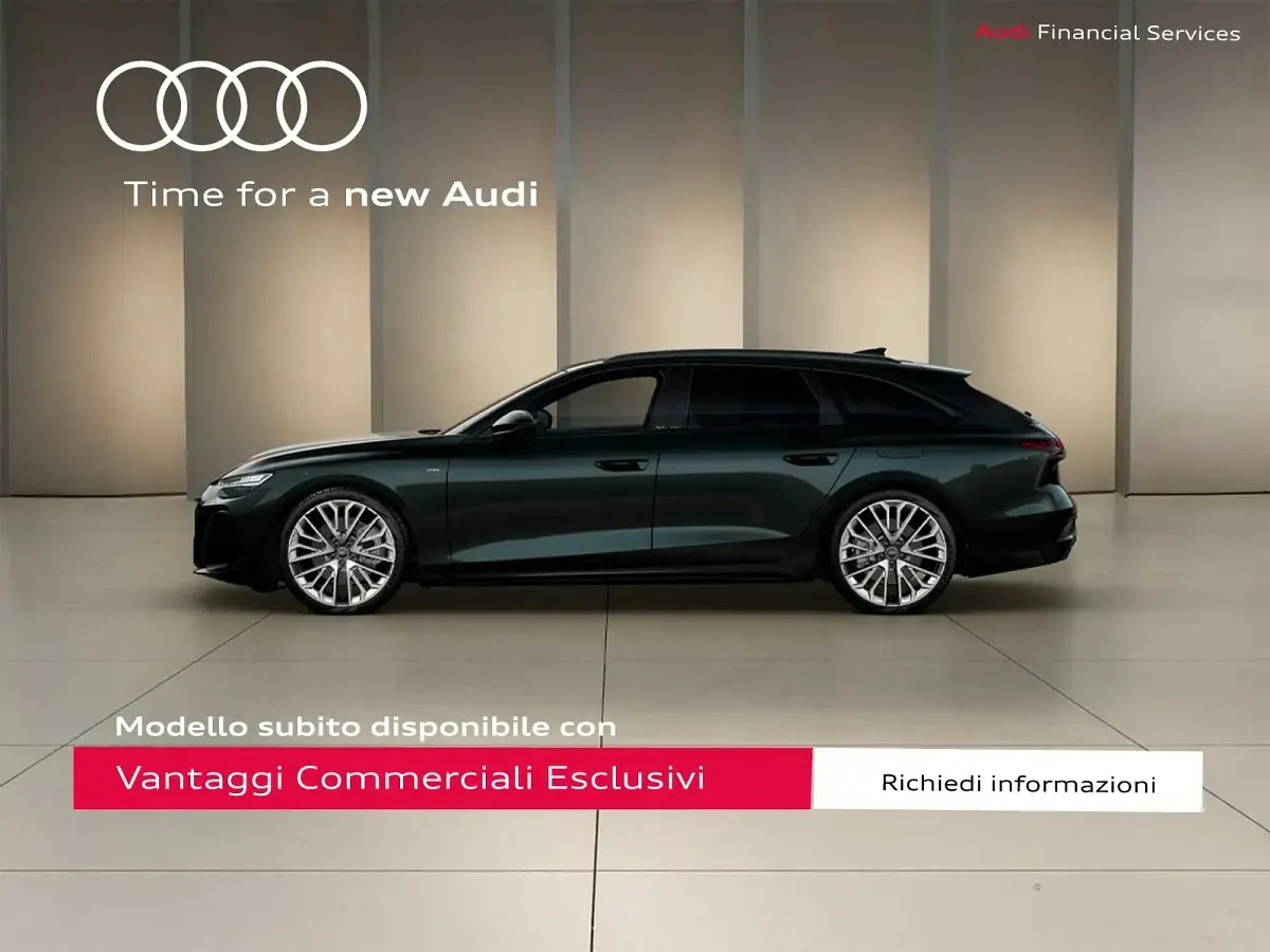 Nuova Audi A6 S-Line 299 CV (219 kW) 2026 Verde Station wagon