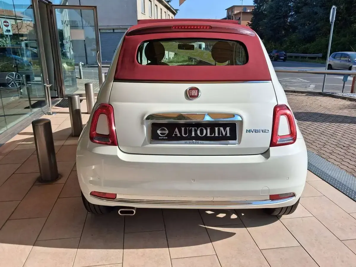 Usata Fiat 500C Dolcevita 69 CV (50 kW) 2022 Bianco gelato Cabrio