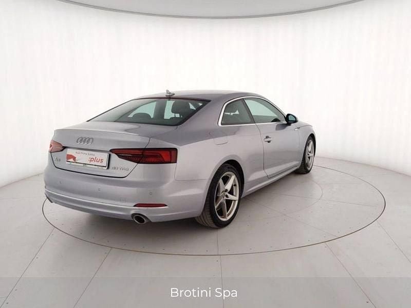 Usata Audi A5 Business 190 CV (139 kW) 2019 Argento metallizzato Coupé